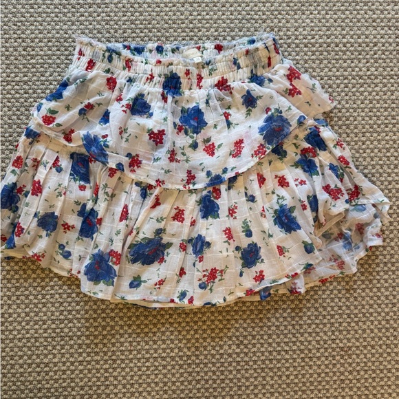 LoveShackFancy Floral Print Skirt ❤️